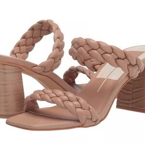Dolce Vita Braided Nude Heeled Sandals